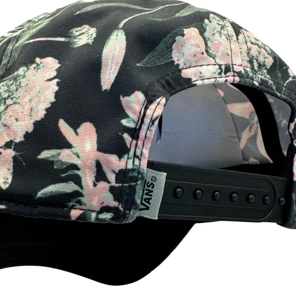 VANS Women's Vansday Court Hat TROPICAL FLORAL PRINT/BLACK - Picture 5 of 7